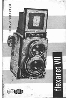 Meopta Flexaret 7 manual. Camera Instructions.